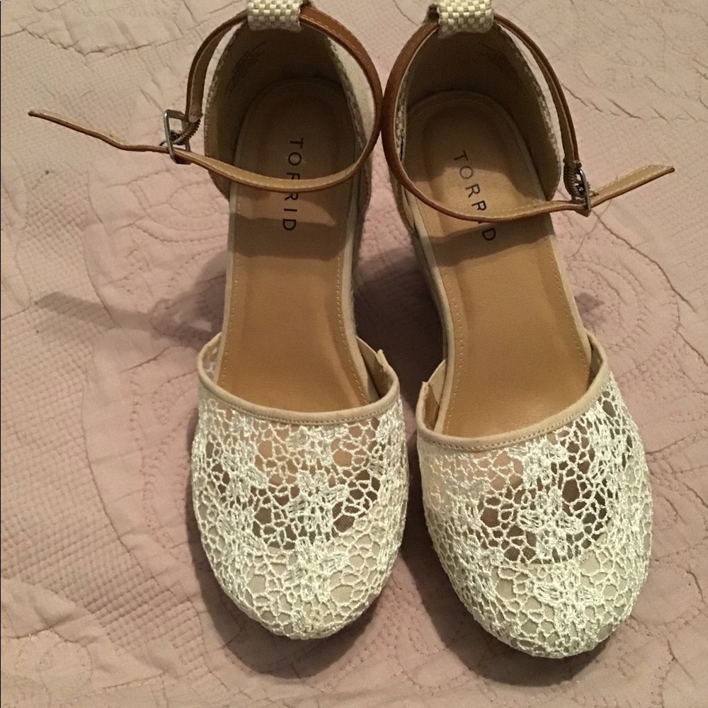 Torrid Summer Wedge Espadrilles Sandals